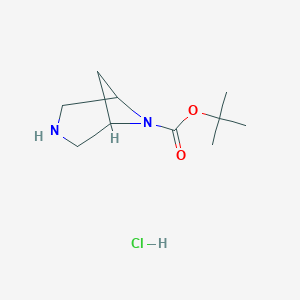 tert-butyl3,6-diazabicyclo[3,1,1]heptane-6-carboxylatehydrochlorideͼƬ