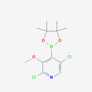 2,5-Dichloro-3-methoxy-4-(4,4,5,5-tetramethyl-1,3,2-dioxaborolan-2-yl)pyridineͼƬ