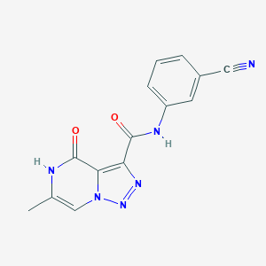 N-(3-cyanophenyl)-6-methyl-4-oxo-4,5-dihydro[1,2,3]triazolo[1,5-a]pyrazine-3-carboxamideͼƬ