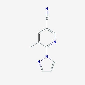 5-methyl-6-(1H-pyrazol-1-yl)pyridine-3-carbonitrileͼƬ