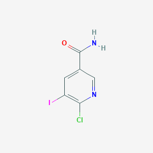 6-Chloro-5-iodopyridine-3-carboxamideͼƬ