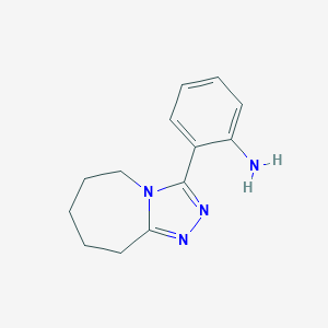 2-{5H,6H,7H,8H,9H-[1,2,4]Triazolo[4,3-a]azepin-3-yl}anilineͼƬ