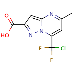 7-(chlorodifluoromethyl)-5-methylpyrazolo[1,5-a]pyrimidine-2-carboxylicacidͼƬ