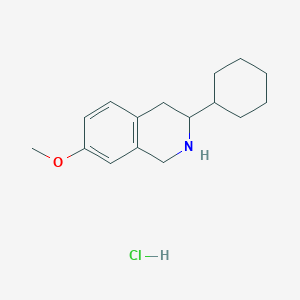 3-cyclohexyl-7-methoxy-1,2,3,4-tetrahydroisoquinoline hydrochlorideͼƬ