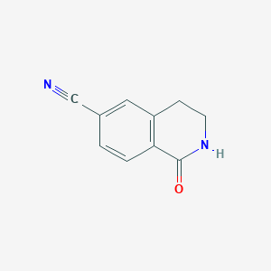 1,2,3,4-Tetrahydro-1-oxo-6-isoquinolinecarbonitrileͼƬ