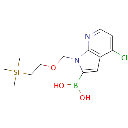 (4-chloro-1-{[2-(trimethylsilyl)ethoxy]methyl}-1H-pyrrolo[2,3-b]pyridin-2-yl)boronic acidͼƬ