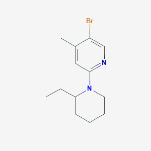 5-Bromo-2-(2-ethyl-1-piperidinyl)-4-methylpyridineͼƬ