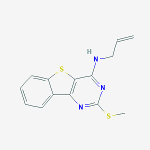 N-allyl-2-(methylsulfanyl)[1]benzothieno[3,2-d]pyrimidin-4-amineͼƬ