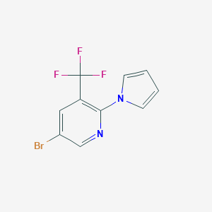 5-Bromo-2-(1H-pyrrol-1-yl)-3-(trifluoromethyl)pyridineͼƬ