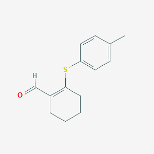 2-[(4-Methylphenyl)sulfanyl]cyclohex-1-ene-1-carbaldehydeͼƬ