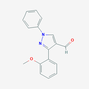 3-(2-Methoxyphenyl)-1-phenyl-1H-pyrazole-4-carbaldehyde图片