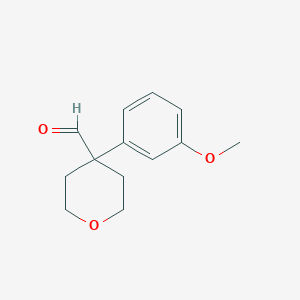 4-(3-Methoxyphenyl)tetrahydro-2H-pyran-4-carboxaldehyde图片