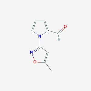 1-(5-Methyl-3-isoxazolyl)-1H-pyrrole-2-carbaldehydeͼƬ