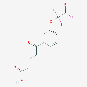 5-Oxo-5-[3-(1,1,2,2-tetrafluoroethoxy)phenyl]valeric acid图片