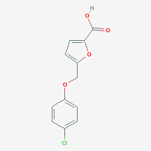 5-[(4-Chlorophenoxy)methyl]-2-furoic acidͼƬ