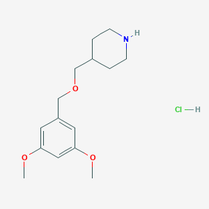 3,5-Dimethoxybenzyl 4-piperidinylmethyl etherhydrochlorideͼƬ