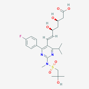 S-Desmethyl-S-(2-hydroxy-2-methylpropyl)Rosuvastatin Sodium Salt图片