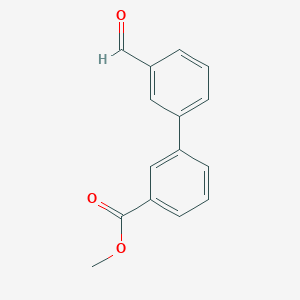 Methyl 3'-Formyl-[1,1'-biphenyl]-3-carboxylateͼƬ