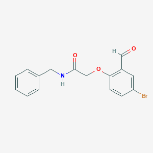 N-benzyl-2-(4-bromo-2-formylphenoxy)acetamideͼƬ