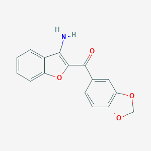 2-(2H-1,3-benzodioxole-5-carbonyl)-1-benzofuran-3-amineͼƬ