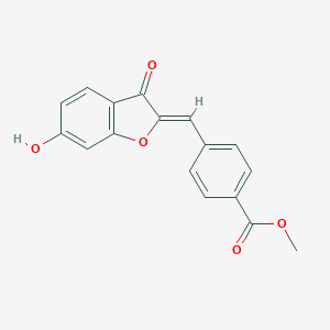 Methyl 4-[(Z)-(6-hydroxy-3-oxo-1-benzofuran-2(3H)-ylidene)methyl]benzoateͼƬ