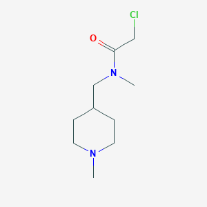 2-Chloro-N-methyl-N-(1-methyl-piperidin-4-ylmethyl)-acetamideͼƬ