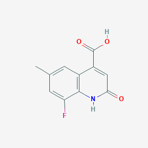 8-fluoro-2-hydroxy-6-methylquinoline-4-carboxylic acid图片