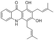 1,3-Dihydroxy-2,4-diprenylacridoneͼƬ