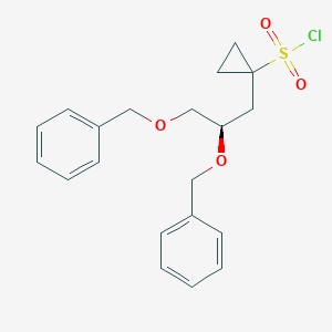 (R)-1-(2,3-双(苄氧基)丙基)环丙烷-1-磺酰氯图片