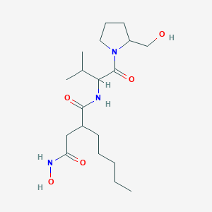 2-[(Formyl-Hydroxy-Amino)-Methyl]-Heptanoic Acid [1-(2-Hydroxymethyl-Pyrrolidine-1-Carbonyl)-2-Methyl-Propyl]-AmideͼƬ