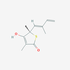 4-Hydroxy-3,5-Dimethyl-5-(2-Methyl-Buta-1,3-Dienyl)-5h-Thiophen-2-OneͼƬ