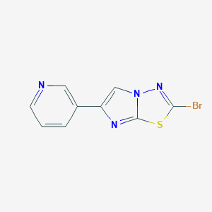 3-{2-Bromoimidazo[2,1-b][1,3,4]thiadiazol-6-yl}pyridine图片