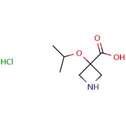 3-(propan-2-yloxy)azetidine-3-carboxylicacidhydrochloride图片