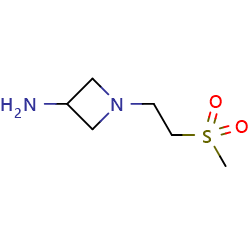 1-(2-methylsulfonylethyl)azetidin-3-amine图片