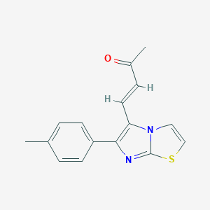 (E)-4-[6-(4-methylphenyl)imidazo[2,1-b][1,3]thiazol-5-yl]-3-buten-2-oneͼƬ