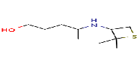 4-[(2,2-dimethylthietan-3-yl)amino]pentan-1-olͼƬ