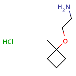 2-(1-methylcyclobutoxy)ethan-1-aminehydrochlorideͼƬ