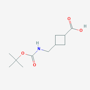 cis-3-({[(tert-butoxy)carbonyl]amino}methyl)cyclobutane-1-carboxylicacidͼƬ