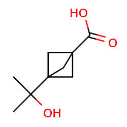 3-(2-hydroxypropan-2-yl)bicyclo[1,1,1]pentane-1-carboxylicacidͼƬ