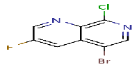 5-bromo-8-chloro-3-fluoro-1,7-naphthyridineͼƬ