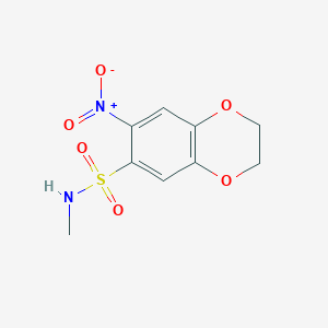 N-methyl-7-nitro-2,3-dihydro-1,4-benzodioxine-6-sulfonamideͼƬ