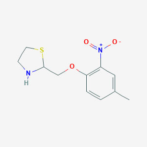 2-[(4-Methyl-2-nitrophenoxy)methyl]-1,3-thiazolaneͼƬ