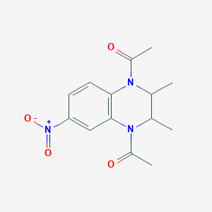 1,4-diacetyl-2,3-dimethyl-6-nitro-1,2,3,4-tetrahydroquinoxalineͼƬ