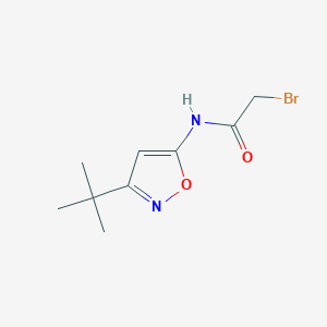 2-Bromo-N-(3-tert-butyl-1,2-oxazol-5-yl)acetamideͼƬ