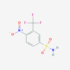 4-Nitro-3-(trifluoromethyl)benzenesulphonamide图片