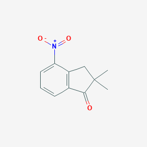 2,2-Dimethyl-4-nitro-2,3-dihydro-1H-inden-1-oneͼƬ