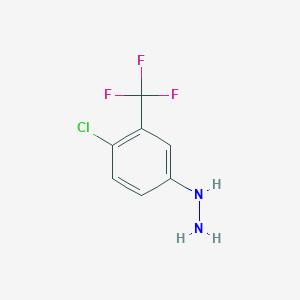 1-[4-Chloro-3-(trifluoromethyl)phenyl]hydrazineͼƬ