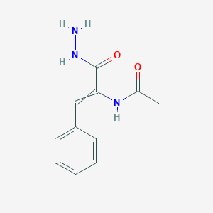 N-[1-(hydrazinecarbonyl)-2-phenyleth-1-en-1-yl]acetamideͼƬ