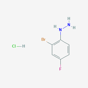 (2-Bromo-4-fluorophenyl)hydrazine HydrochlorideͼƬ