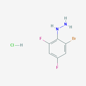 (2-Bromo-4,6-difluorophenyl)hydrazine HydrochlorideͼƬ